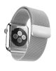 Apple Watch Series 7 Compatible Milanese Loop Band (Silver)