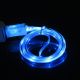 3FT USB iPhone LED Light Up Charger Cable (Blue LEDs in all cables)