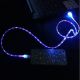 3Ft Micro USB 3.0 Samsung S5 Note3 Data Sync LED Light Up Noodle Cable