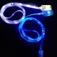 3Ft USB to Micro USB 2.0 Samsung 4 LED Light Up Visible Data Sync Charger Cable