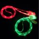 3FT USB iPhone LED Data Sync Light Up Flat Charger Cable
