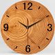 Modern Wood Grain Wall Clock  