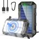  Solar Charger & Power Bank- Qi Portable Charger with 4 Outputs & 2 Inputs 