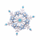 Christmas Snowflake Brooch/Pin Crystal Jewelry