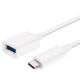 3 Ft/1M Apple USB 3.1 Type C to USB 3.0 Type A Female Reversible Charger Cable