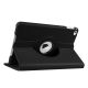 Apple iPAD Mini 4 Black PU Leather Case Cover with 360 Rotating Stand