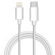 6Ft/2M USB 3.1 Type C to 8 Pin Apple iPhone X/8/7/6/6+/5/5S/5C Compatible Charger Cable